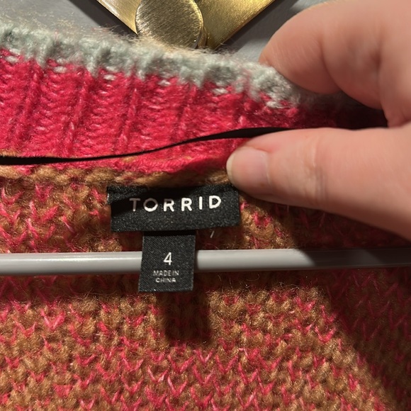 Torrid Checkered Cardigan - Picture 2 of 5